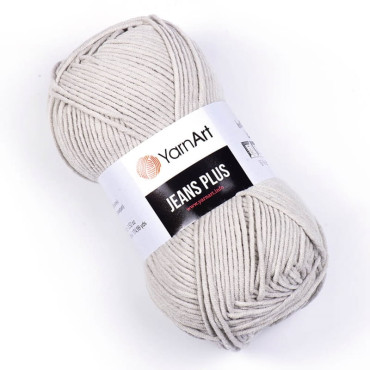 Włóczka YarnArt Jeans Plus 49 jasny szary