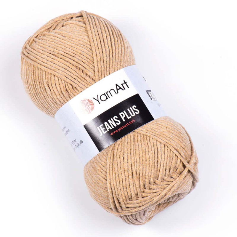 Włóczka YarnArt Jeans Plus 07 karmelowy - produkt wyplatamy.pl 1