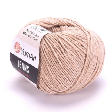 Włóczka YarnArt Jeans 87 cappucino
