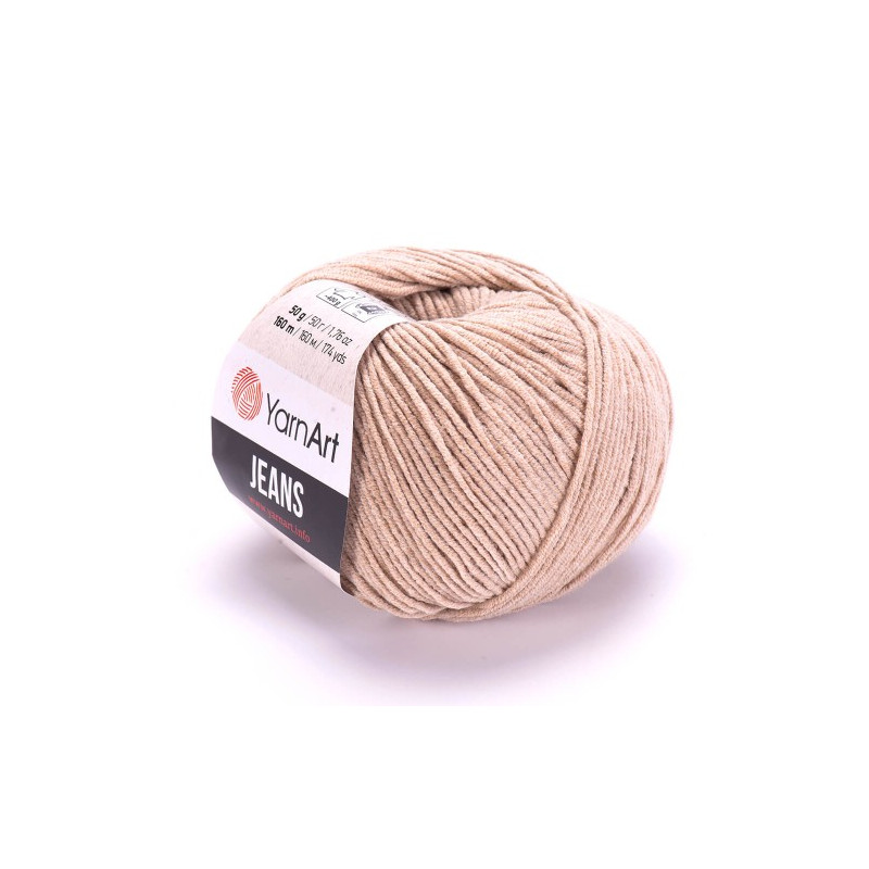 Włóczka YarnArt Jeans 87 cappucino - produkt wyplatamy.pl 1