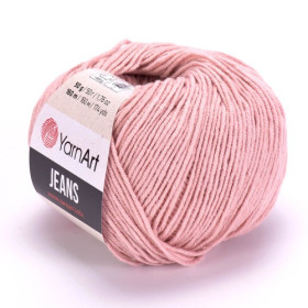 Włóczka YarnArt Jeans 83 brudny róż