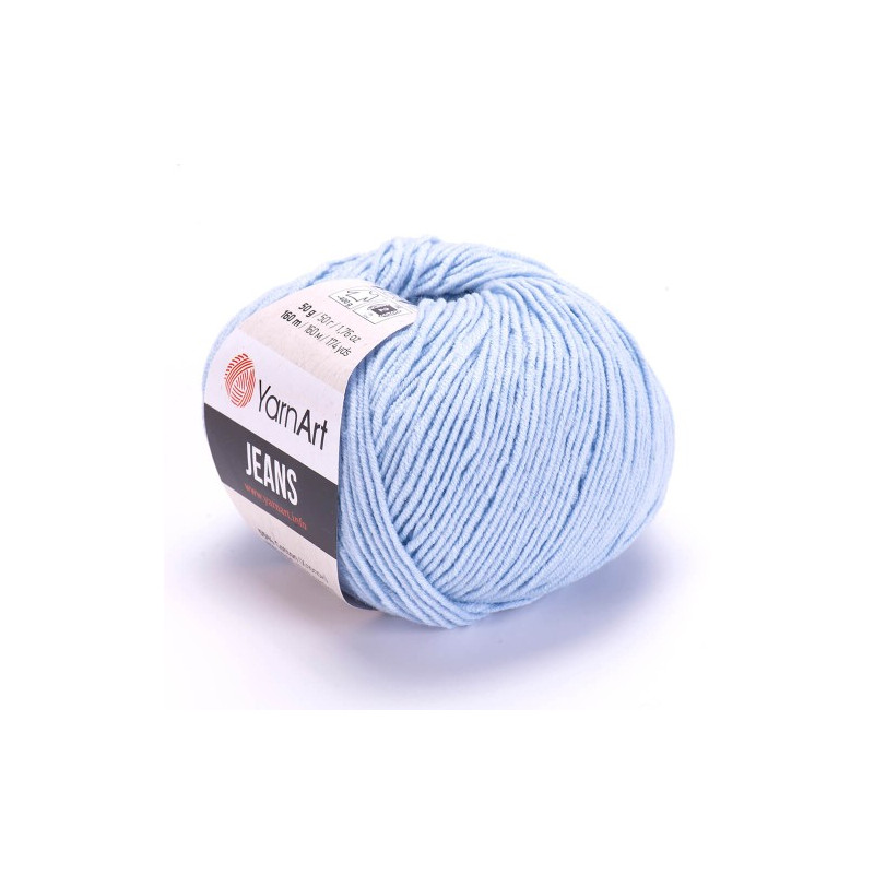 Włóczka YarnArt Jeans 75 błękit - produkt wyplatamy.pl 1