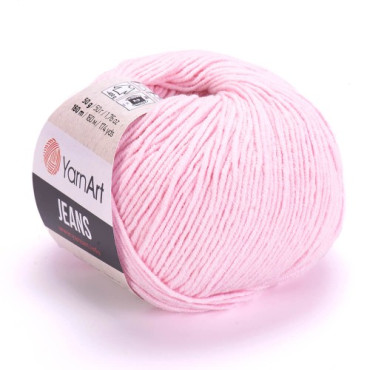 Włóczka YarnArt Jeans 74 jasny róż