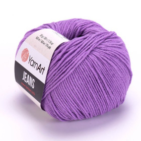 Włóczka YarnArt Jeans 72 jasny fiolet