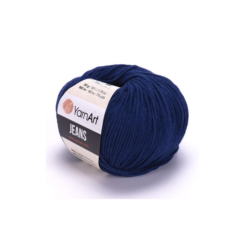 Włóczka YarnArt Jeans 54 granatowy - produkt wyplatamy.pl 1
