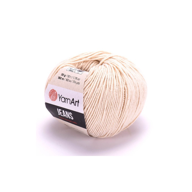 Włóczka YarnArt Jeans 05 jasny beż - produkt wyplatamy.pl 1