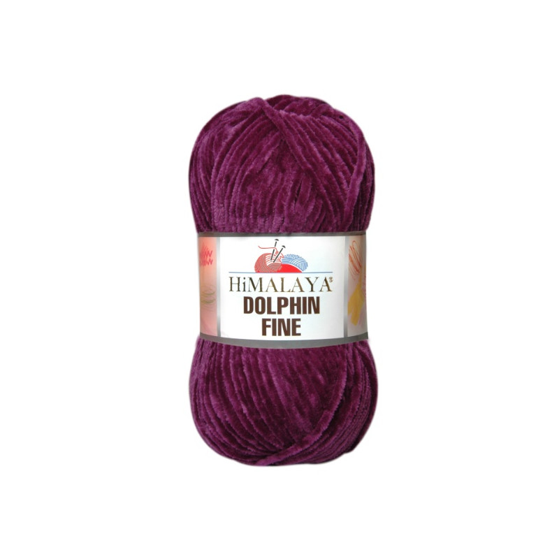 Włóczka Himalaya Dolphin Fine 80514 śliwkowy - produkt wyplatamy.pl 1