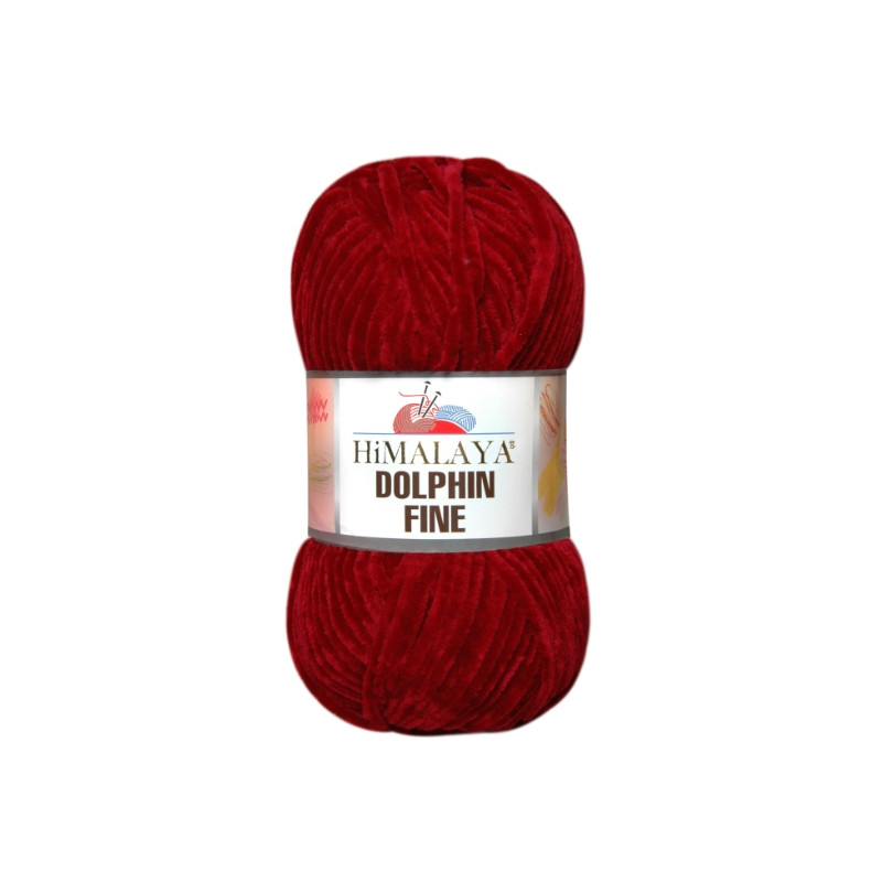 Włóczka Himalaya Dolphin Fine 80512 bordowy - produkt wyplatamy.pl 1