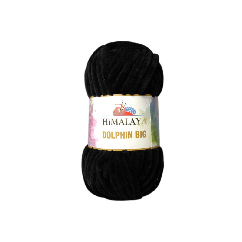 Włóczka Himalaya Dolphin Big 76706 czarny - produkt wyplatamy.pl 1
