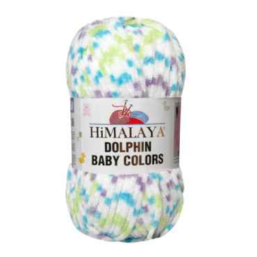 Włóczka Himalaya Dolphin Baby Colors 80422