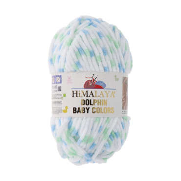 Włóczka Himalaya Dolphin Baby Colors 80409