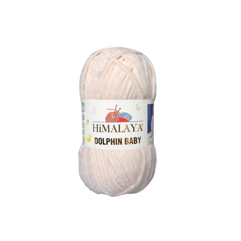Włóczka Himalaya Dolphin Baby 80353 pudrowy róż - produkt wyplatamy.pl 1