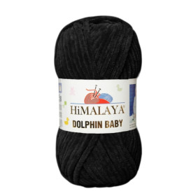 Włóczka Himalaya Dolphin Baby 80311 czarny