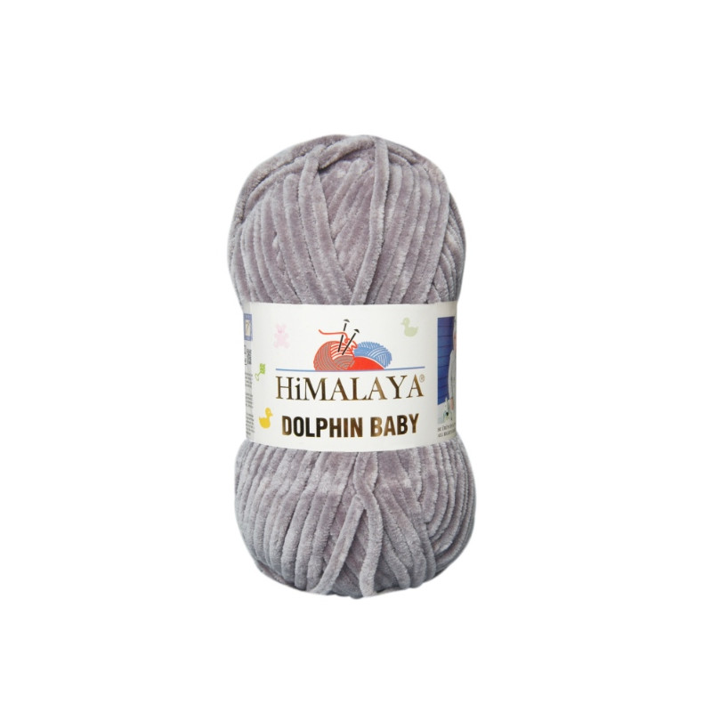 Włóczka Himalaya Dolphin Baby 80320 szary - produkt wyplatamy.pl 1