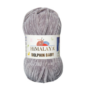 Włóczka Himalaya Dolphin Baby 80320 szary