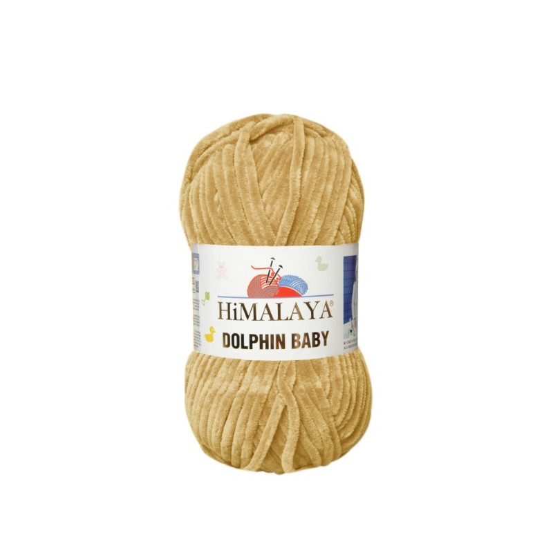 Włóczka Himalaya Dolphin Baby 80330 miodowy - produkt wyplatamy.pl 1