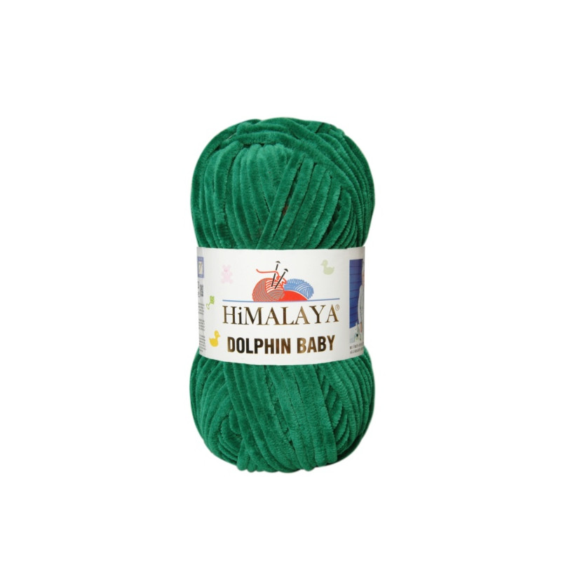 Włóczka Himalaya Dolphin Baby 80331 zielony - produkt wyplatamy.pl 1