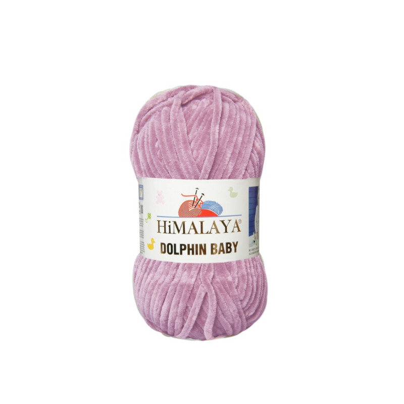 Włóczka Himalaya Dolphin Baby 80334 jasny fiolet - produkt wyplatamy.pl 1