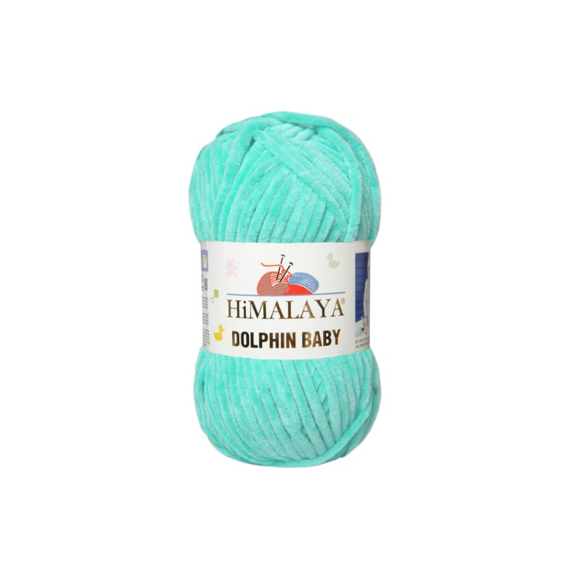 Włóczka Himalaya Dolphin Baby 80335 jasny turkus - produkt wyplatamy.pl 1