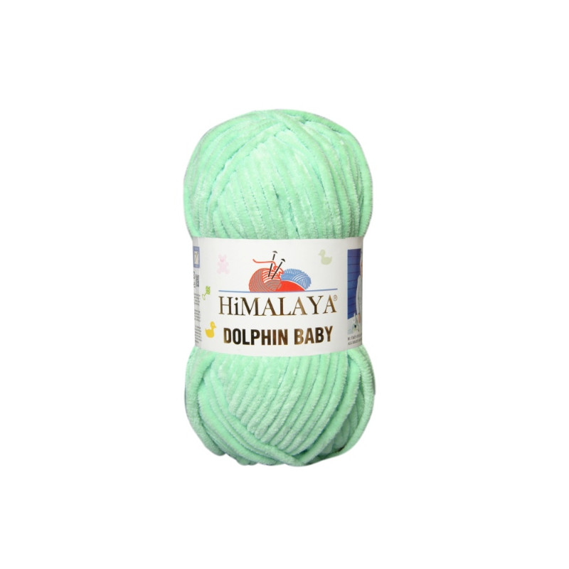 Włóczka Himalaya Dolphin Baby 80345 miętowy - produkt wyplatamy.pl 1