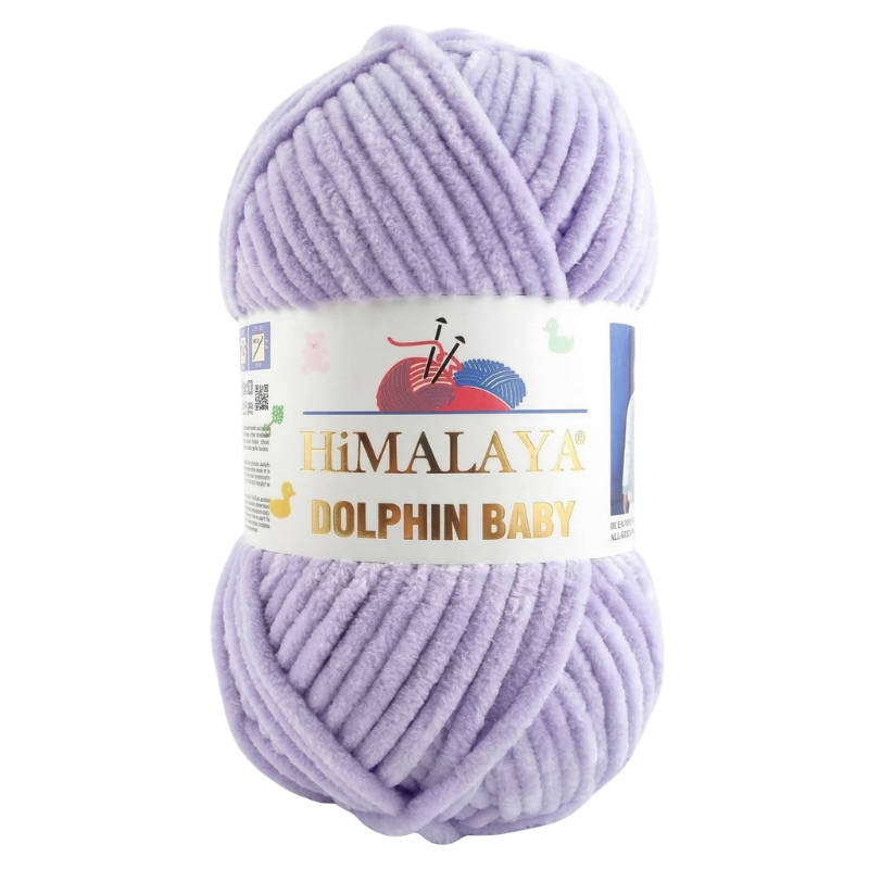 Włóczka Himalaya Dolphin Baby 80305 jasny fiolet - produkt wyplatamy.pl 1
