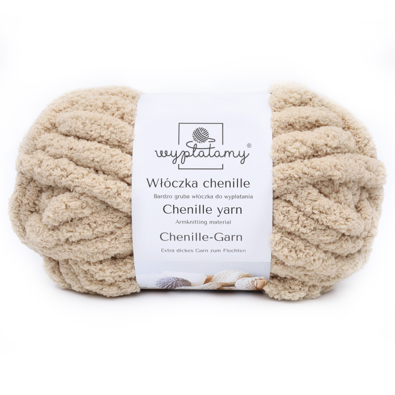 Włóczka chenille standard kolor nr 35 - 230g - Produkt wyplatamy.pl 1