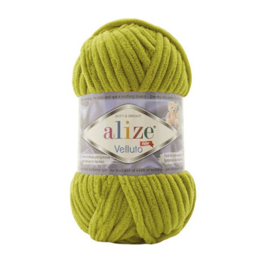 Włóczka Alize Velluto 11 soczysta zieleń