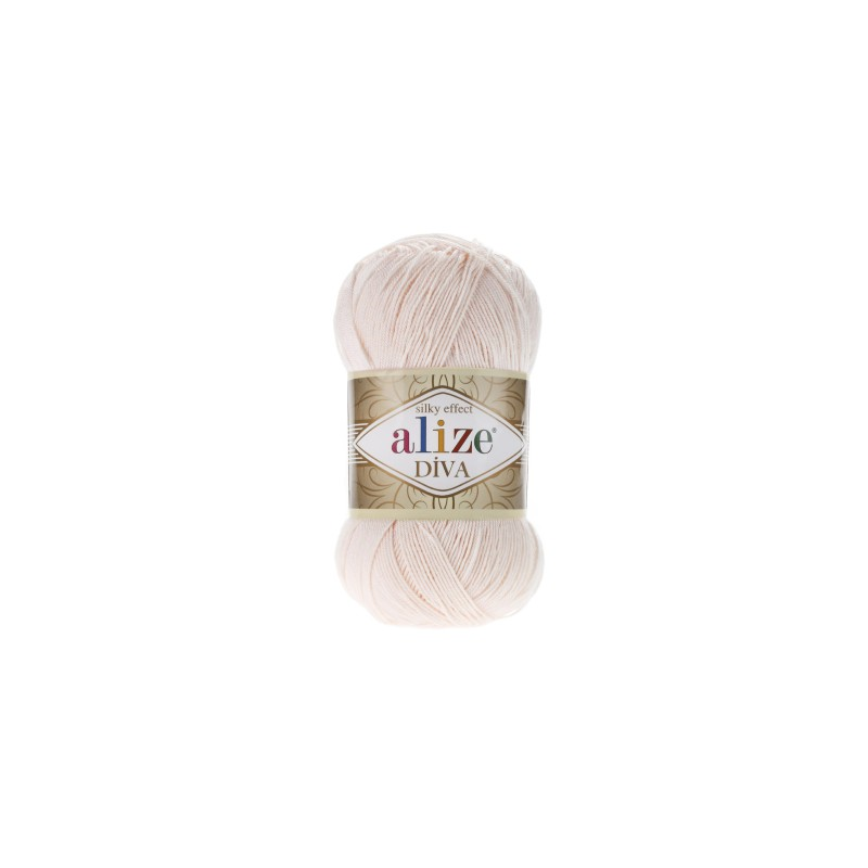 Włóczka Alize Diva 382 pudrowy róż - produkt wyplatamy.pl 1