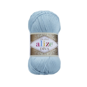 Włóczka Alize Diva 346 błękitny