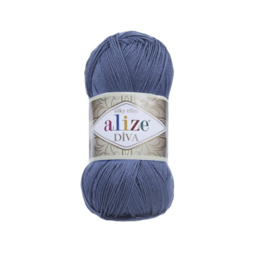 Włóczka Alize Diva 353 jeansowy