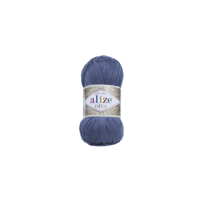 Włóczka Alize Diva 353 jeansowy - produkt wyplatamy.pl 1