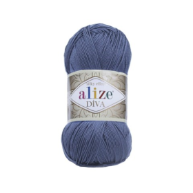 Włóczka Alize Diva 353 jeansowy