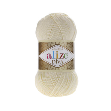 Włóczka Alize Diva 1 porcelanowy