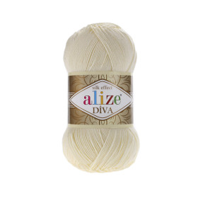 Włóczka Alize Diva 1 porcelanowy