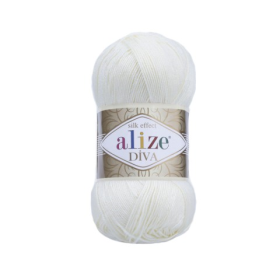 Włóczka Alize Diva 1055 śmietankowy