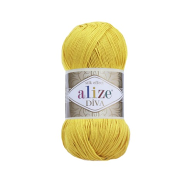 Włóczka Alize Diva 110 żółty