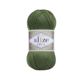 Włóczka Alize Diva 79 bazylia