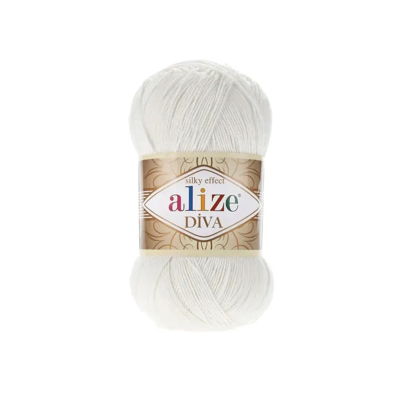 Włóczka Alize Diva 450 perłowy - produkt wyplatamy.pl 1