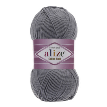Włóczka Alize Cotton Gold 087 szary - produkt 1