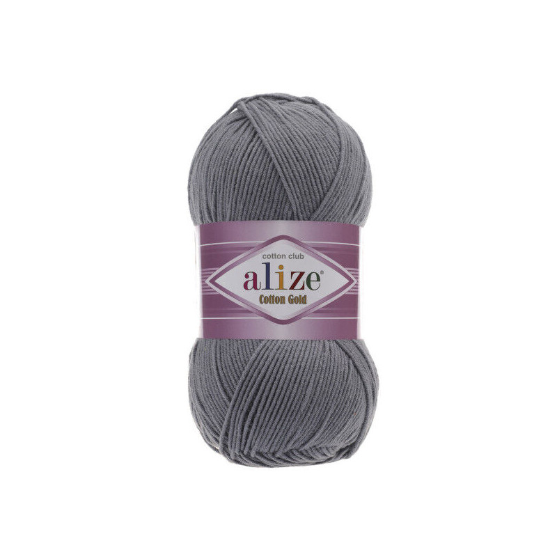 Włóczka Alize Cotton Gold 087 szary - produkt wyplatamy.pl 1