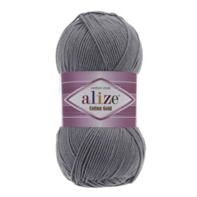Włóczka Alize Cotton Gold 087 szary