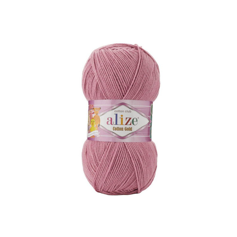 Włóczka Alize Cotton Gold 676 brudny róż - produkt wyplatamy.pl 1