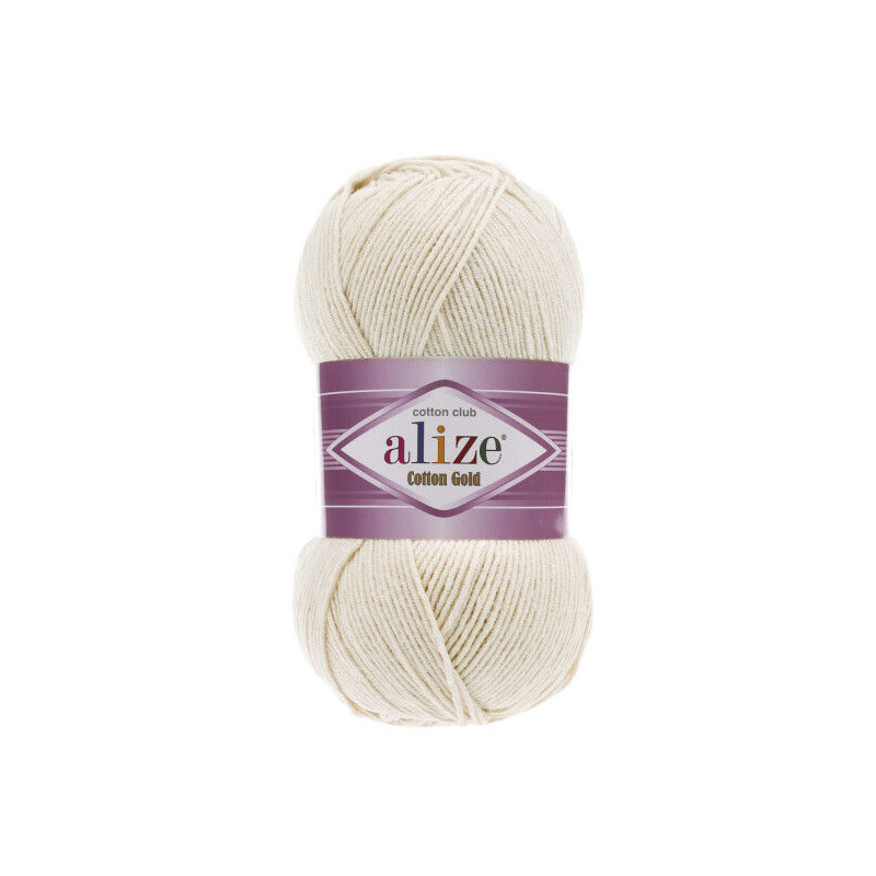 Włóczka Alize Cotton Gold 599 jasny beż - produkt wyplatamy.pl 1