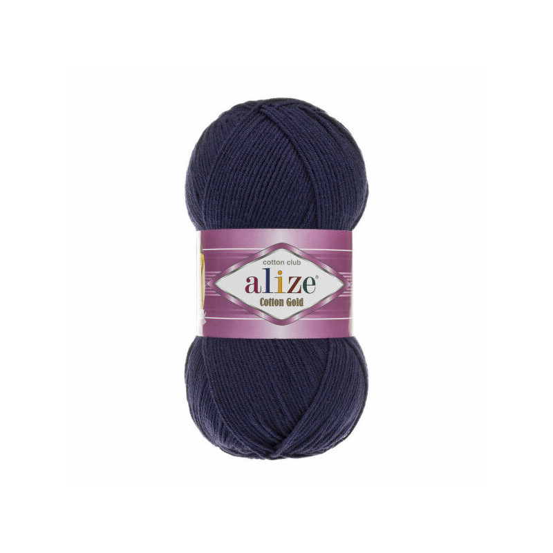Włóczka Alize Cotton Gold 058 granatowy - produkt wyplatamy.pl 1