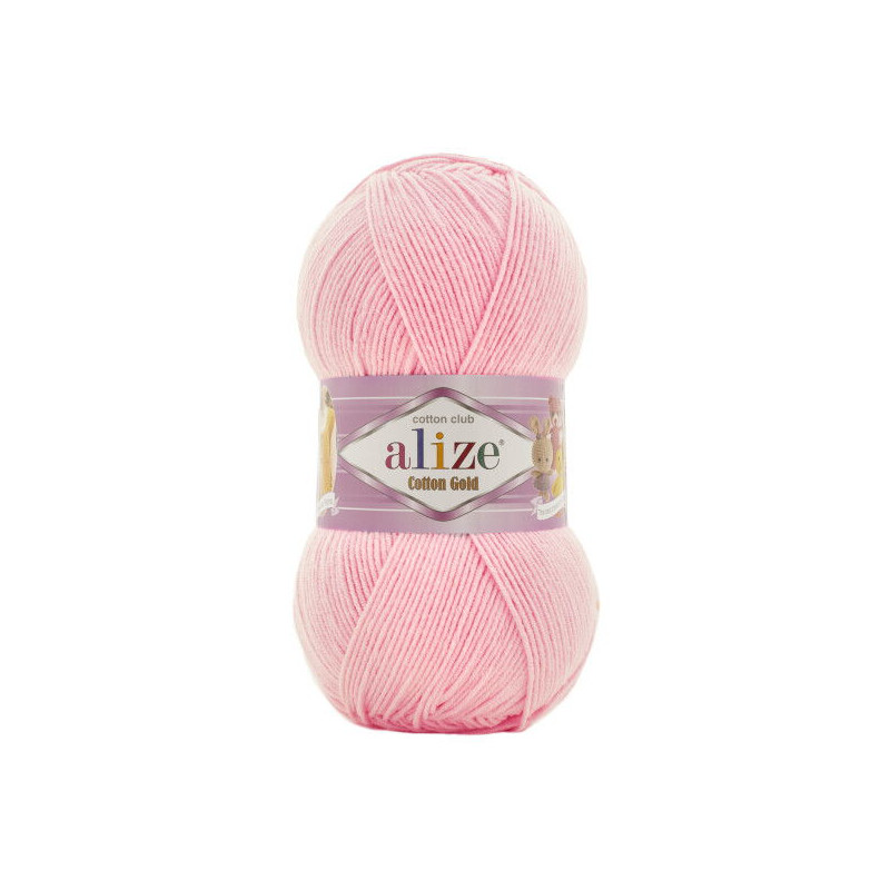 Włóczka Alize Cotton Gold 518 różowy - produkt wyplatamy.pl 1