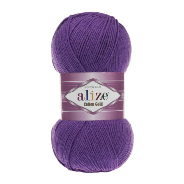 Włóczka Alize Cotton Gold 044 purpurowy