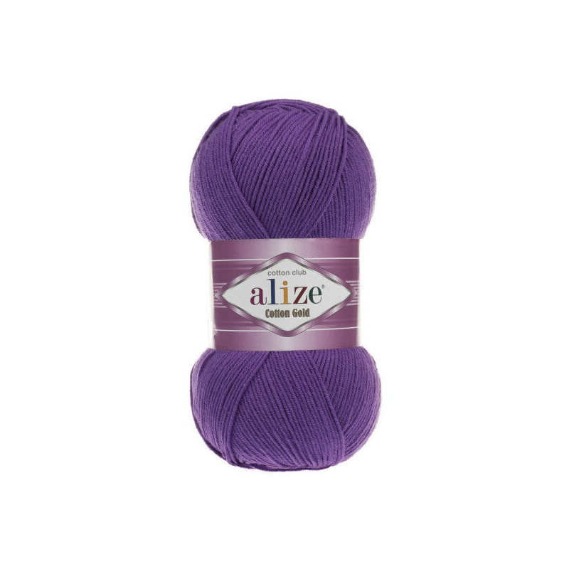 Włóczka Alize Cotton Gold 044 purpurowy - produkt wyplatamy.pl 1