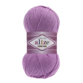 Włóczka Alize Cotton Gold 043 jansy fiolet