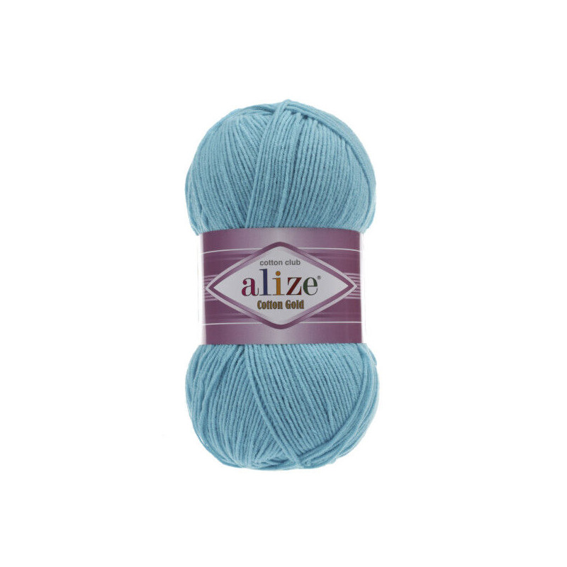 Włóczka Alize Cotton Gold 287 turkusowy - produkt wyplatamy.pl 1