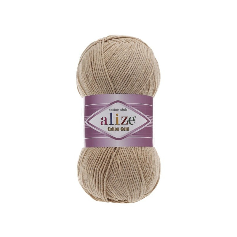 Włóczka Alize Cotton Gold 262 ciepły beż - produkt wyplatamy.pl 1